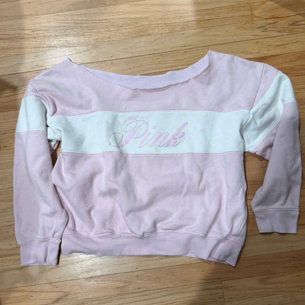 Victoria's Secret Pink Off-the-Shoulder Sweater